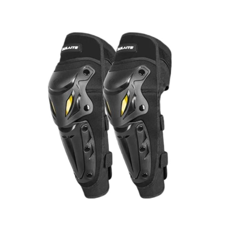 SULAITE Winter Thickened Warm Motorcycle Riding Windproof Gear, Style: Elbow Pads 2pcs /Set