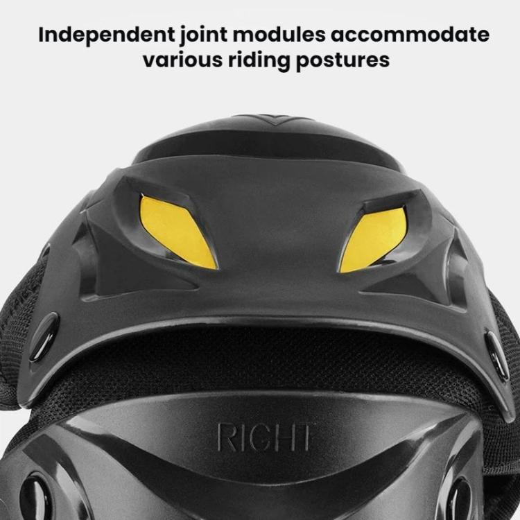 SULAITE Winter Thickened Warm Motorcycle Riding Windproof Gear, Style: Knee Pads 2pcs /Set