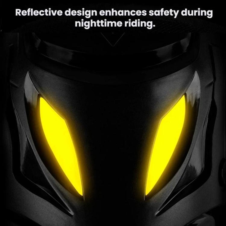 SULAITE Winter Thickened Warm Motorcycle Riding Windproof Gear, Style: Protective Gear 4pcs /Set