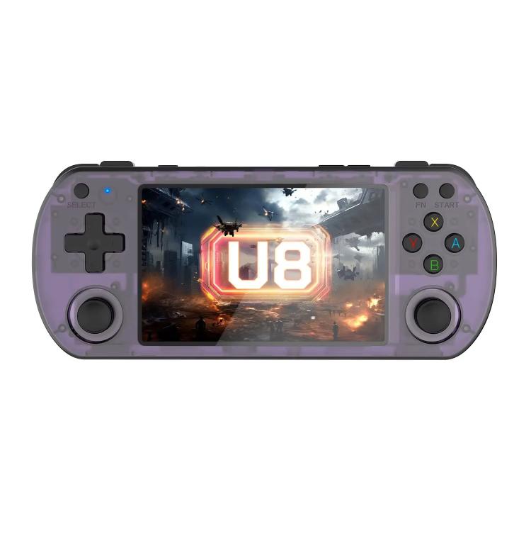 U8 Retro Handheld Game Console Open-Source 4 Inch HD IPS Screen Portable Console, Size: 128G