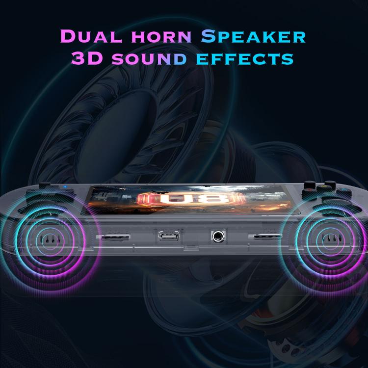 U8 Retro Handheld Game Console Open-Source 4 Inch HD IPS Screen Portable Console, Size: 64G