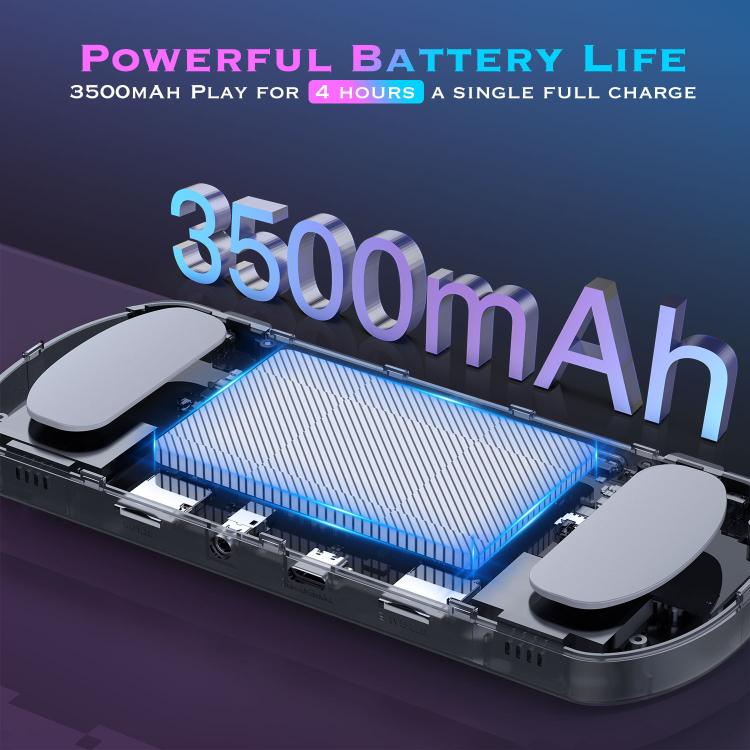 U8 Retro Handheld Game Console Open-Source 4 Inch HD IPS Screen Portable Console, Size: 64G