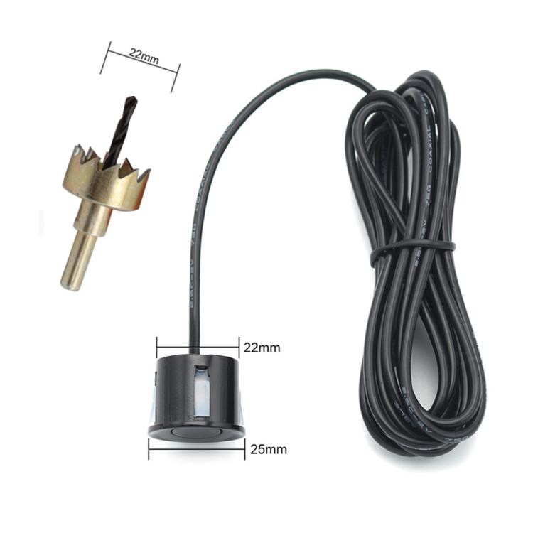 4-sensor Car Reversing Radar With Buzzer - DC 12V