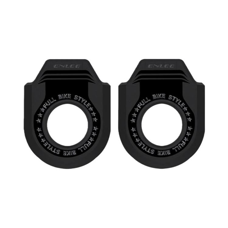 ENLEE 2pcs Bike Crank Protector MTB Chainring Guard, Style: A Black