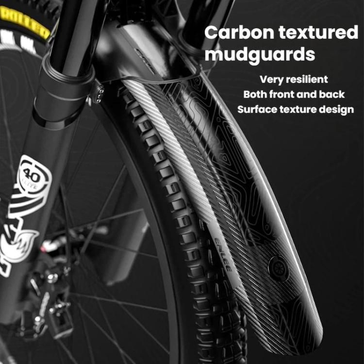 ENLEE MTB-002 Downhill Mountain Bike Fenders Universal Front & Rear Mudguards, Spec: Double