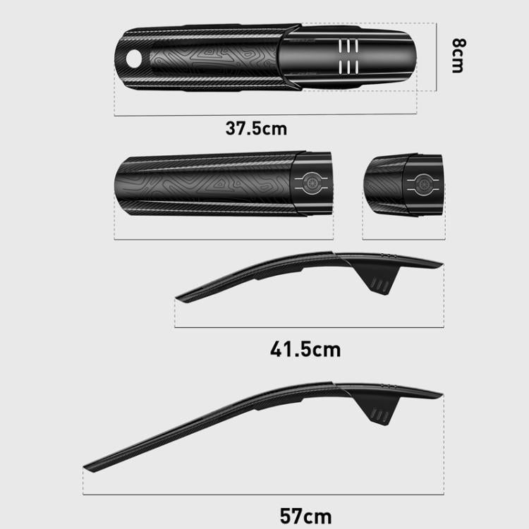 ENLEE MTB-002 Downhill Mountain Bike Fenders Universal Front & Rear Mudguards, Spec: Double