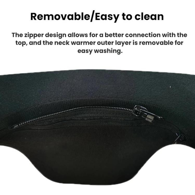 SULAITE Outdoor Cycling Motorcycle Anti-Fall Neck Protector - Black