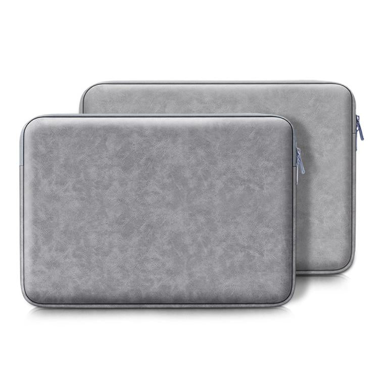 BUBM 14 Inch PU Suede Laptop Sleeve Case Business Notebook & Tablet Protective Inner Bag with Soft Lining