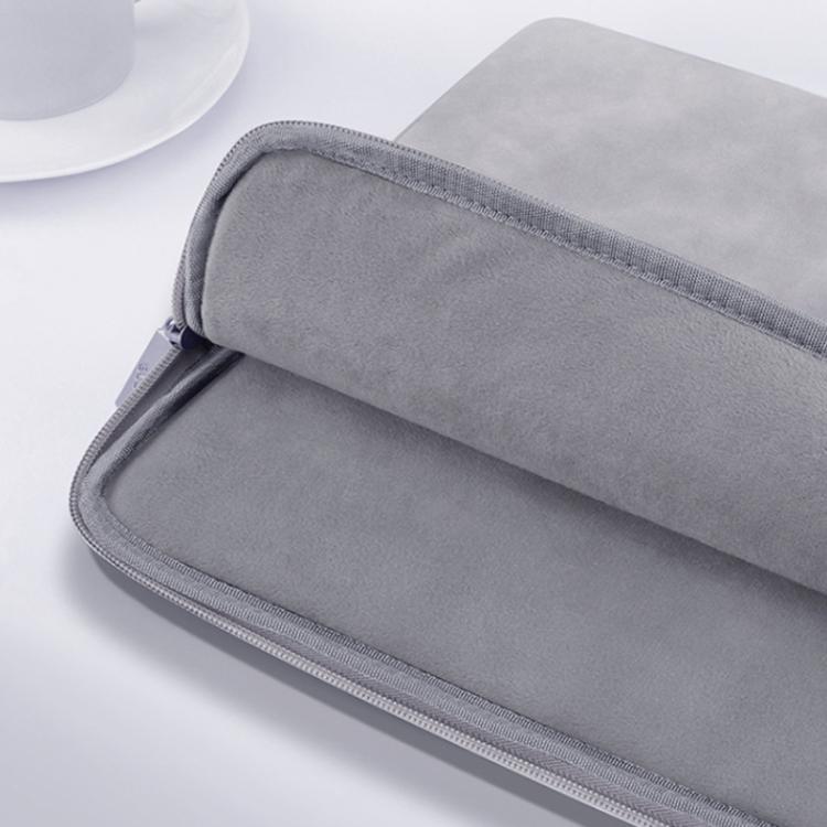 BUBM 14 Inch PU Suede Laptop Sleeve Case Business Notebook & Tablet Protective Inner Bag with Soft Lining