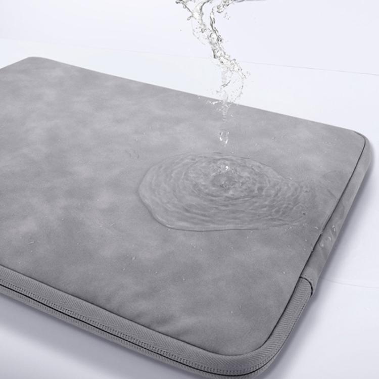 BUBM 13-inch PU Suede Laptop Sleeve Case Business Notebook & Tablet Protective Inner Bag with Soft Lining