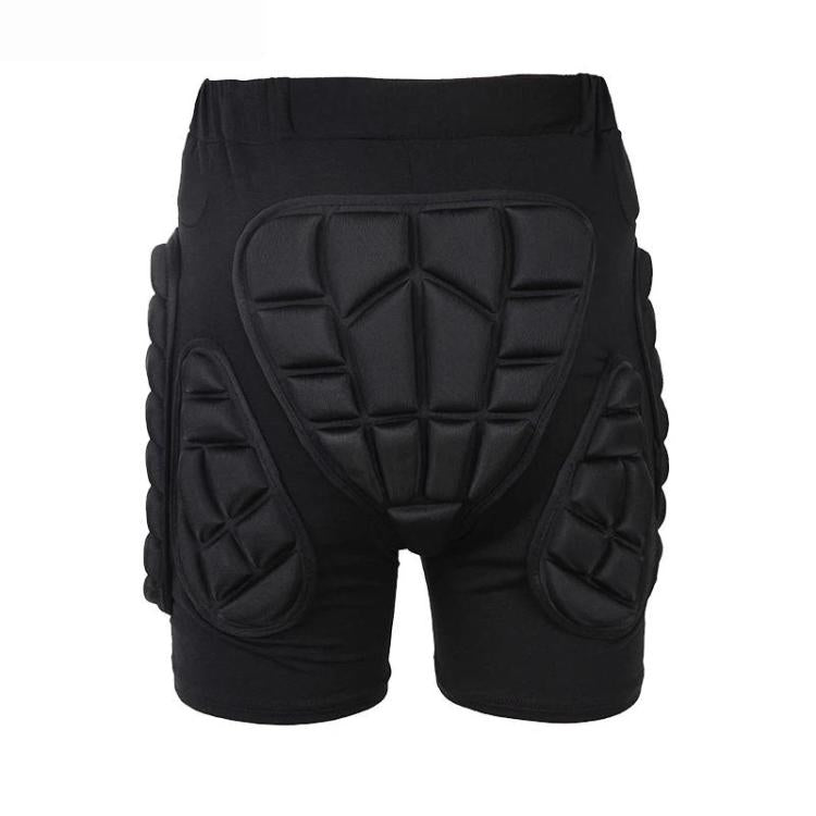 SULAITE Outdoor Sports Skiing Roller Skating Safety Anti-fall Protective Hip Pants, Size: XL - Black