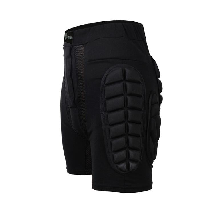SULAITE Outdoor Sports Skiing Roller Skating Safety Anti-fall Protective Hip Pants, Size: XXL - Black