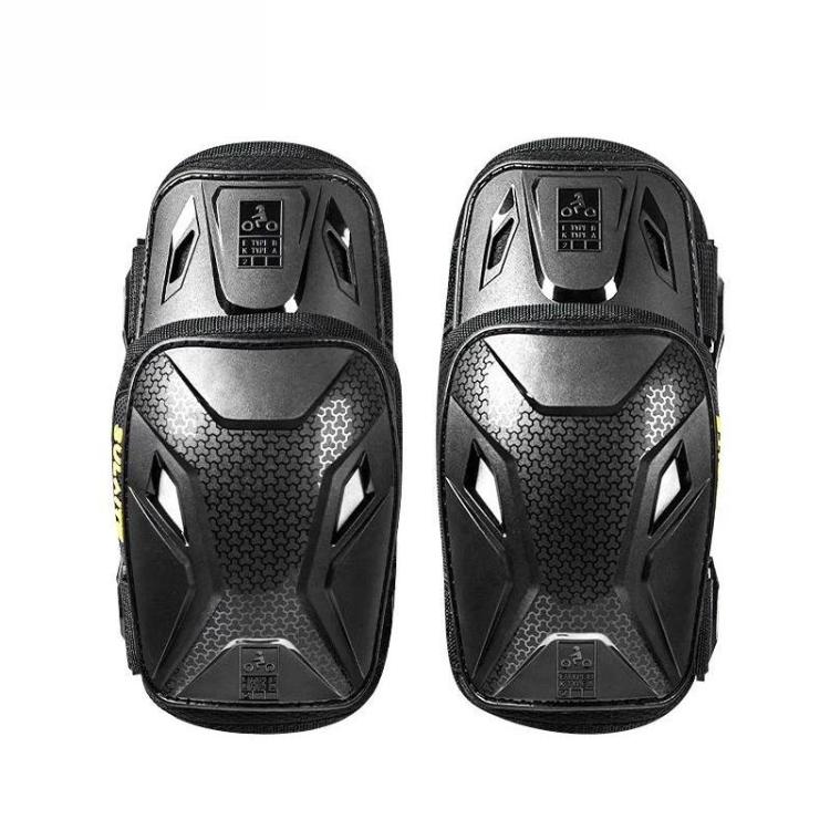 SULAITE Motorcycle Knee Pads High-Strength TPU Anti-Fall Protective Gear - Black