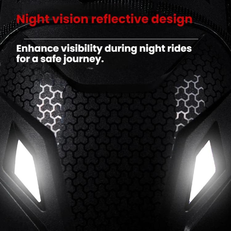 SULAITE Motorcycle Knee Pads High-Strength TPU Anti-Fall Protective Gear - Black