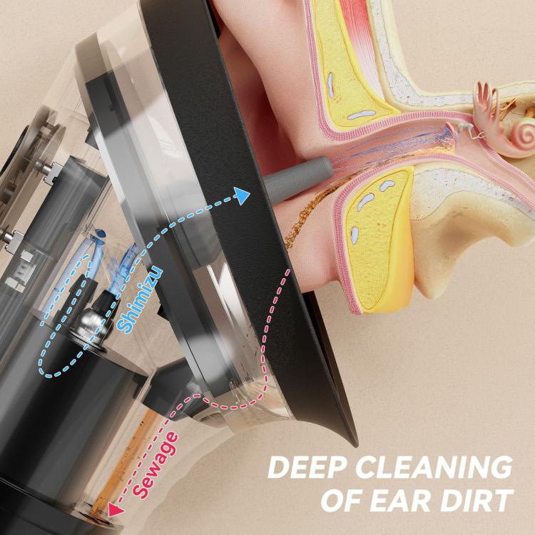 E80 Electric Ear Cleaner Home-Use Portable Ear Cleaning Device Earwax Removal Tool