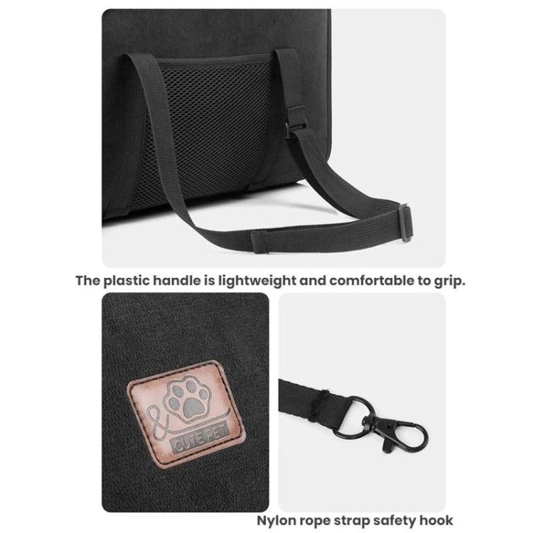 Vehicle Front Seat Center Console Portable Pet Travel Carrier