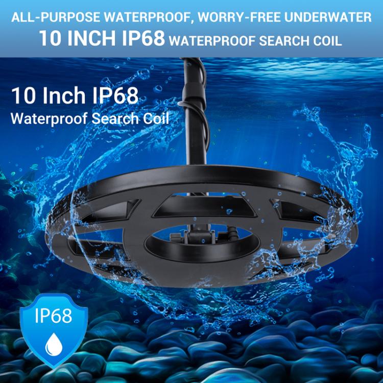 Goint MD6012 Outdoor Waterproof Metal Detector High-Precision Treasure Hunting Device