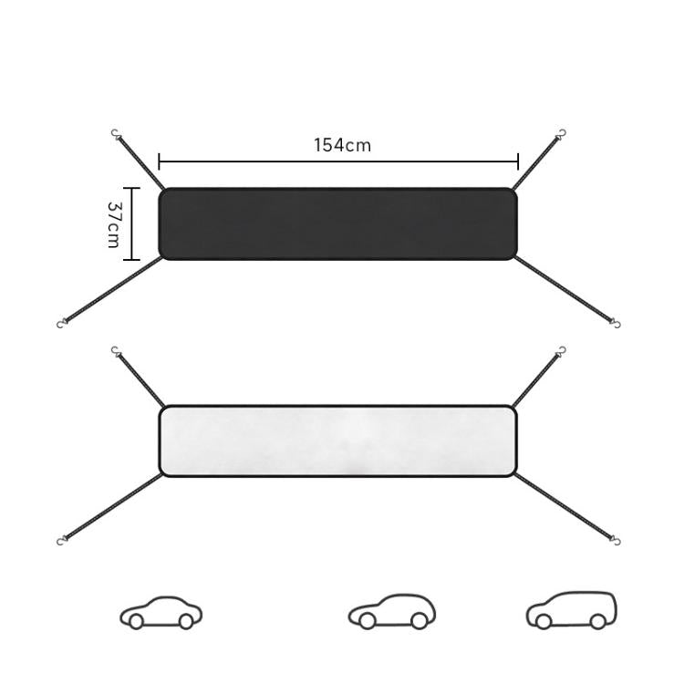 Car Windshield Anti-leaf Bird Droppings Wiper Dust Cover, Size: 154x37cm