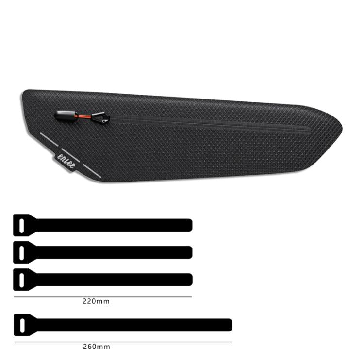 ENLEE STP-01T Waterproof Bike Top Tube Bag Road Bike Frame Beam Tool Pouch - Black