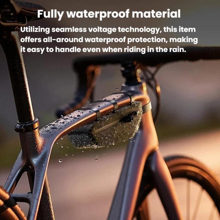 ENLEE STP-01T Waterproof Bike Top Tube Bag Road Bike Frame Beam Tool Pouch - Black