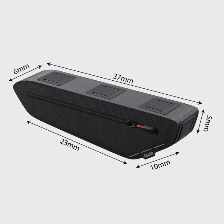 ENLEE STP-01T Waterproof Bike Top Tube Bag Road Bike Frame Beam Tool Pouch - Black
