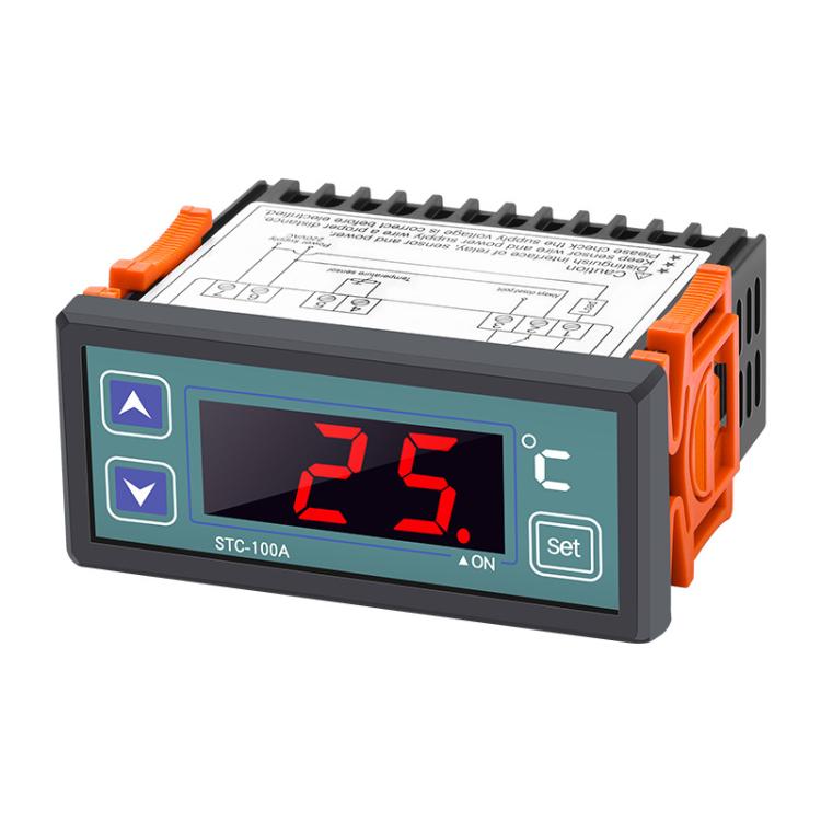STC-100A Digital Temperature Controller for Heating and Cooling for Greenhouse, Small/Medium Cold Storage Rooms - English Version