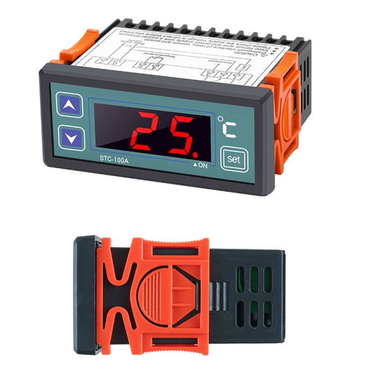 STC-100A Digital Temperature Controller for Heating and Cooling for Greenhouse, Small/Medium Cold Storage Rooms - English Version