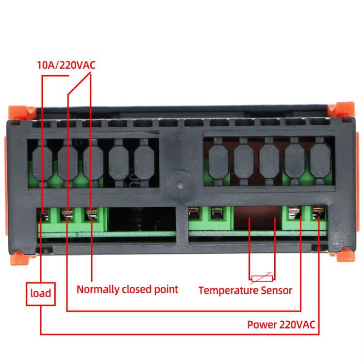 STC-100A Digital Temperature Controller for Heating and Cooling for Greenhouse, Small/Medium Cold Storage Rooms - English Version