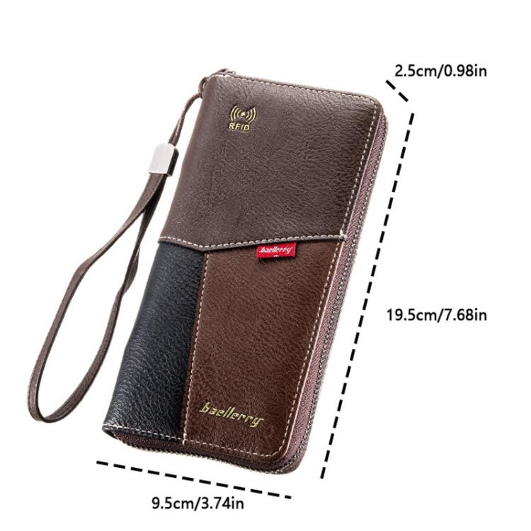 Baellerry C3165 Men Long Wallet Business RFID Anti-Theft Multi-Card Holder