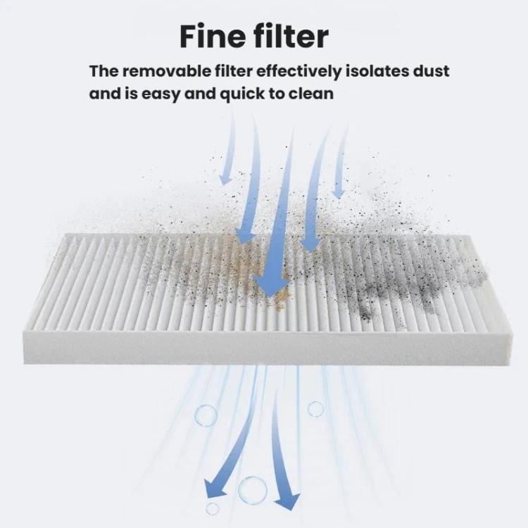 BLUEQUE Low-Noise Nail Dust Collector High-Suction Grinding Dust Collection Integrated Dust Collector EU Plug