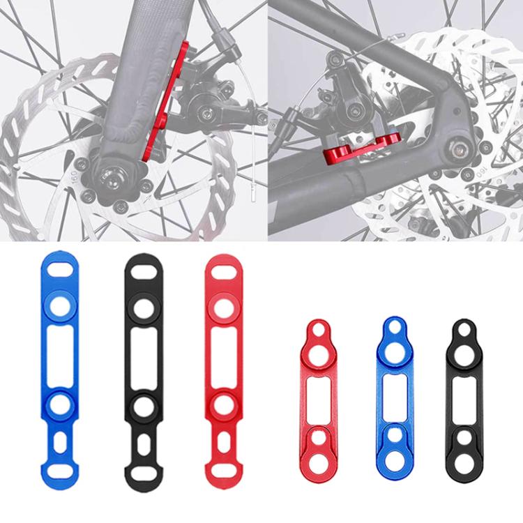 ENLEE Road Bike Disc Brake Adapter, Spec: Front Clamp Blue