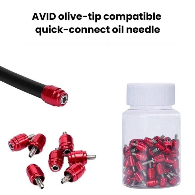 ENLEE Quick-Release Bike Hydraulic Needle & Olive For SRAM & AVID Brakes, Spec: 4sets