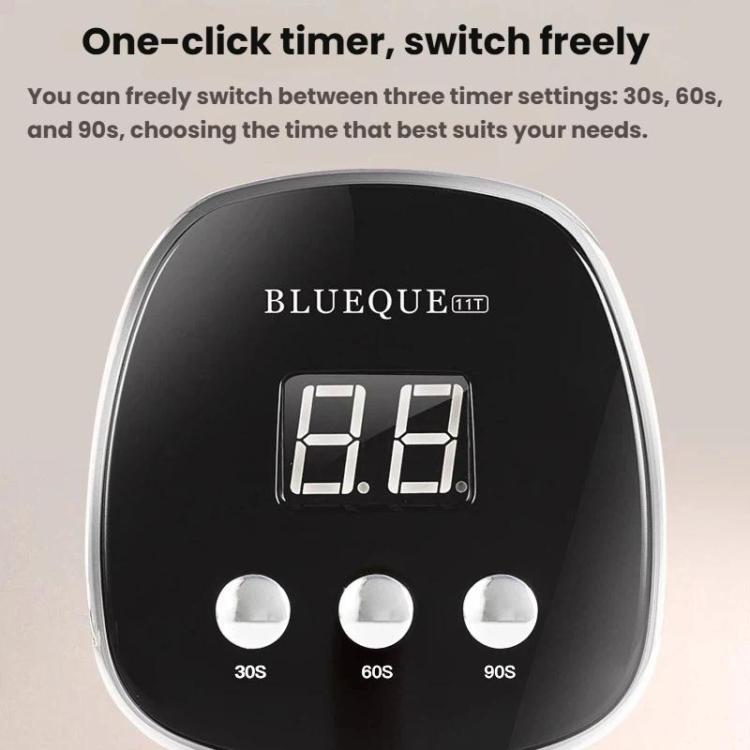 BLUEQUE 11T 48W Nail LED Lamp Quick-Dry LED Nail Polish Curing Light UV Curing Lamp, Spec: EU Plug