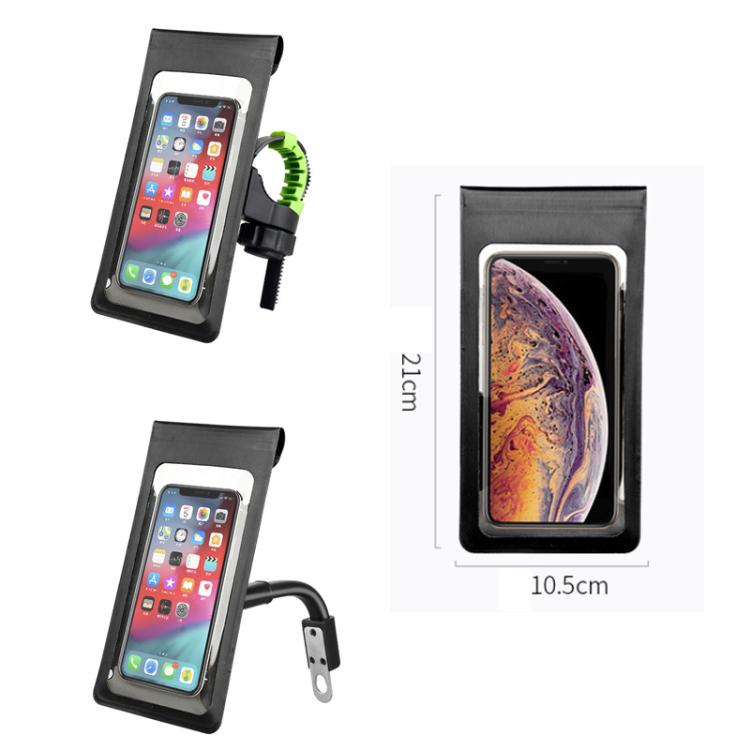 Bicycle/Motorcycle Waterproof Bag Phone Holder, Style: F1-C Handlebar Mount