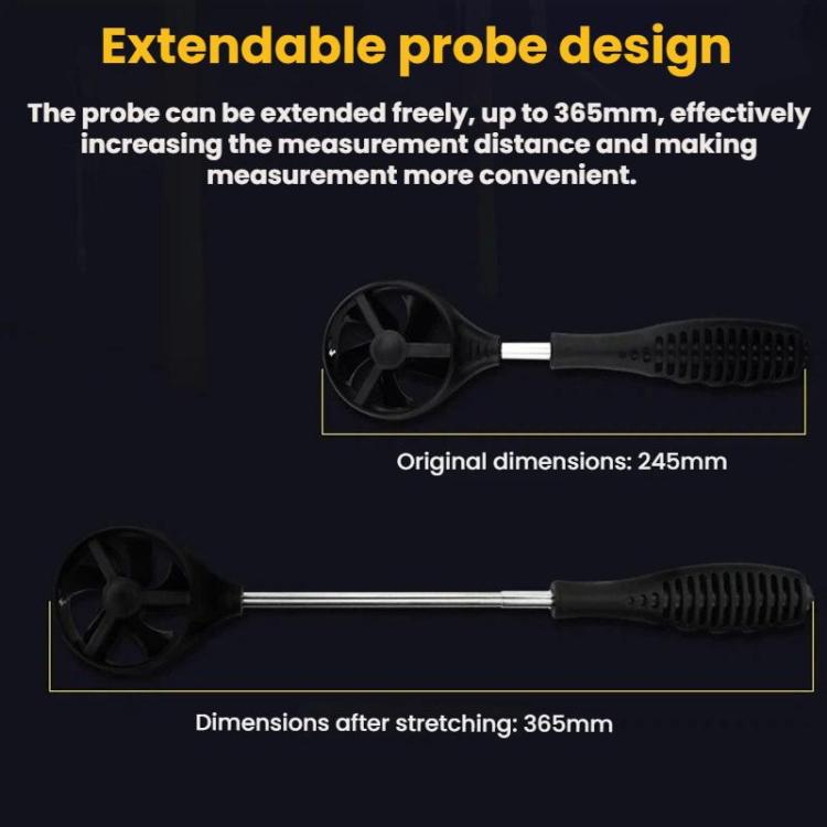 SMART SENSOR Anemometer With Carrying Toolbox