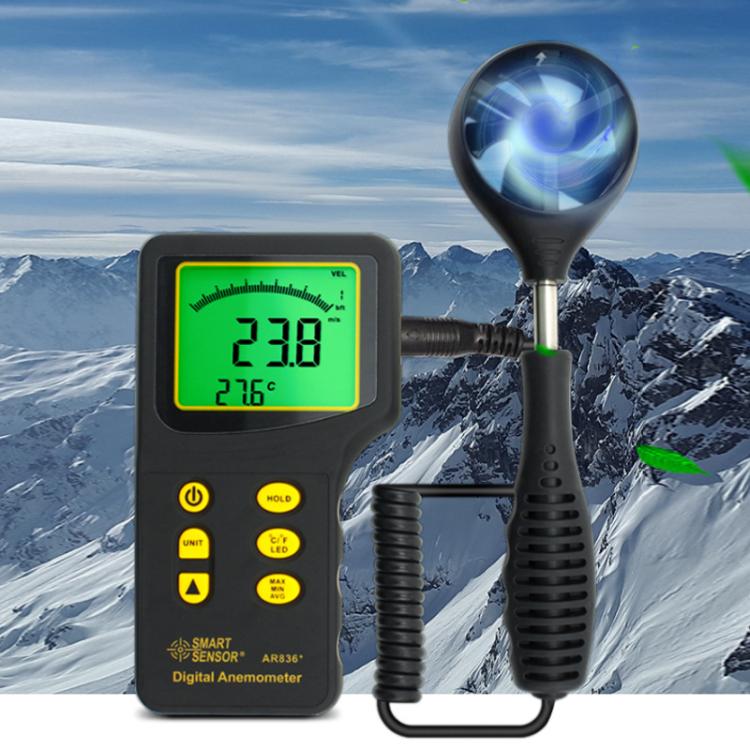 SMART SENSOR Anemometer With Carrying Toolbox