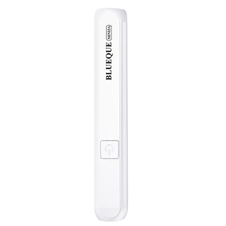 BLUEQUE Handheld 3W Rechargeable LED Nail Drying Lamp Single-Nail Tip Curing Lamp, Spec: 3A Push-Button  - White