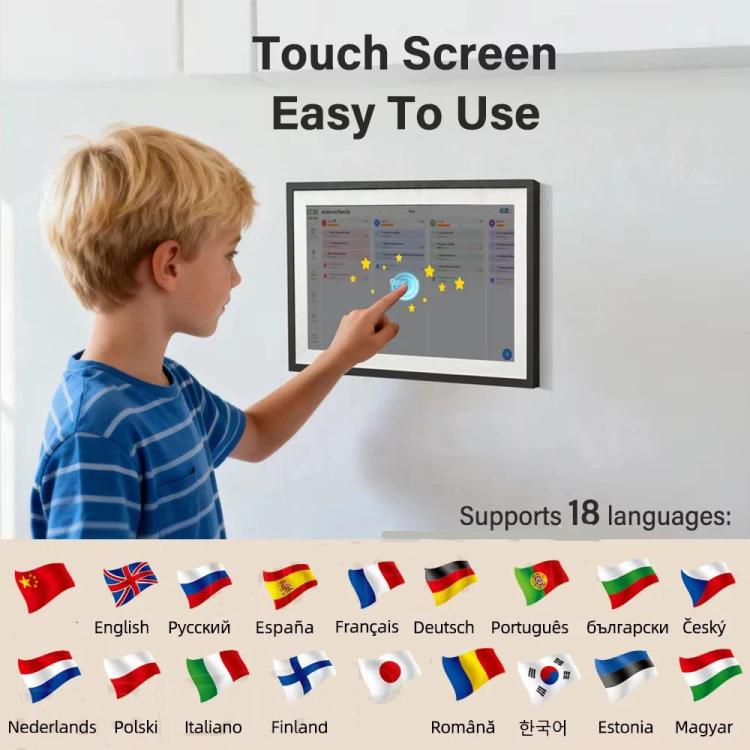 10.1-Inch WiFi Smart Digital Calendar Frame Planner Touchscreen Display With App Control AU Plug