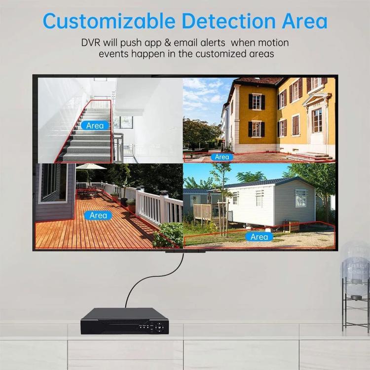 8CH 5-In-1 Hybrid Security DVR Recorder 1080N High Definition Home CCTV System For Analog/AHD/CVI/TVI/IP Cameras