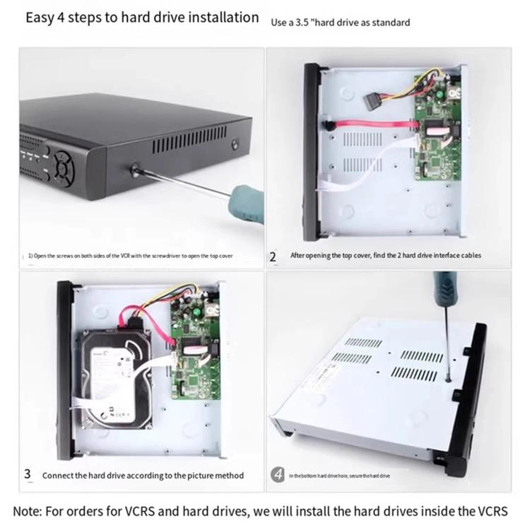 8CH 5-In-1 Hybrid Security DVR Recorder 1080N High Definition Home CCTV System For Analog/AHD/CVI/TVI/IP Cameras