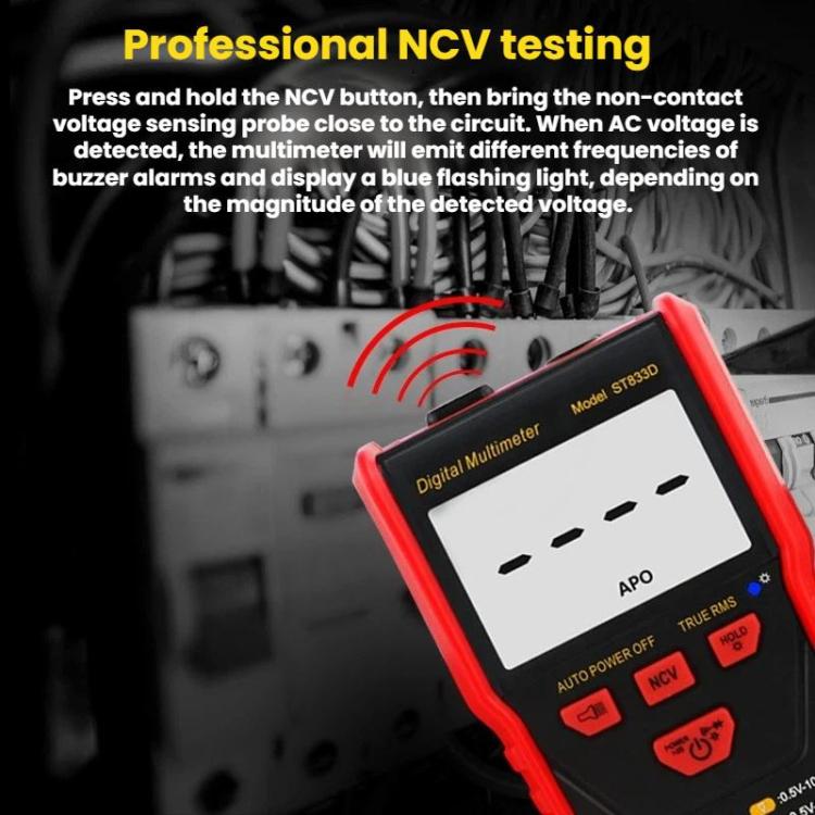 SMART SENSOR High-Precision Multifunctional Portable Automatic Digital Multimeter
