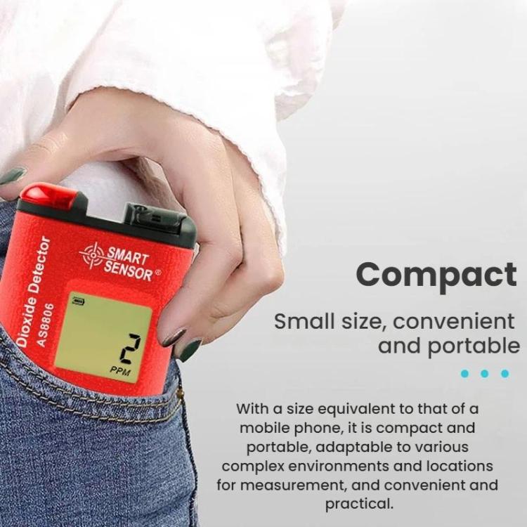 SMART SENSOR Nitrogen Dioxide Gas Concentration Digital Display Detector