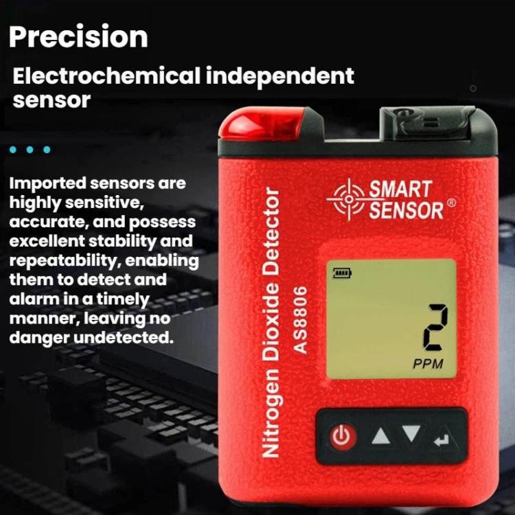 SMART SENSOR Nitrogen Dioxide Gas Concentration Digital Display Detector