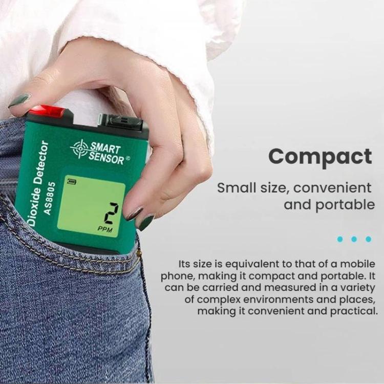 SMART SENSOR Sulfur Dioxide Gas Concentration Digital Display Detector