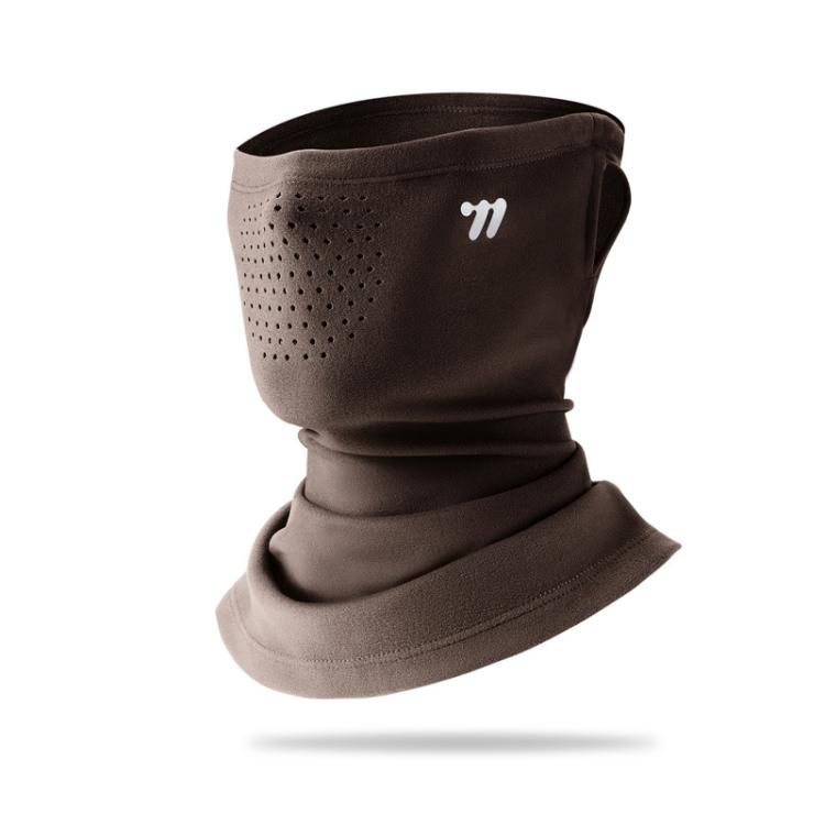 WEST BIKING Winter Ear-Loop Face Mask Double Layer Fleece Windproof Neck Gaiter for Cycling, Size: Free Size