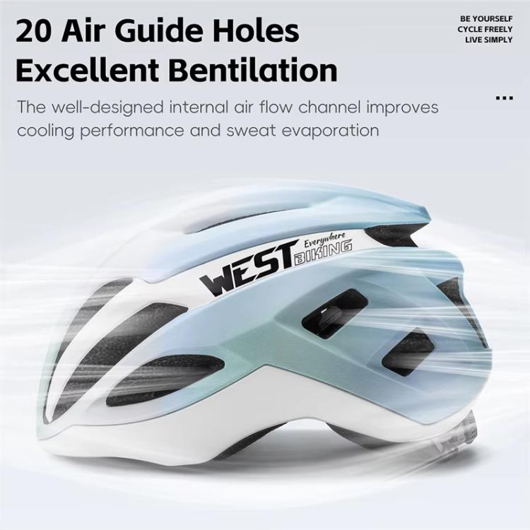 WEST BIKING Youth Bike Helmet for Road & Mountain Cycling with Anion Liner, Magnetic Buckle, Size: 48-52cm