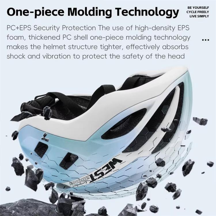 WEST BIKING Youth Bike Helmet for Road & Mountain Cycling with Anion Liner, Magnetic Buckle, Size: 48-52cm