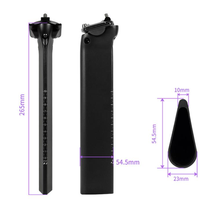 TOSEEK Carbon Fiber Road Bike Seatpost For JAVA Siluro 6top - 54.5x265mm