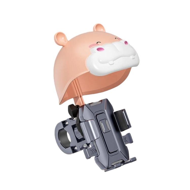 Outdoor Waterproof Motorcycle Phone Mount With Helmet Universal Phone Navigation Bracket, Spec: Handlebar Pink