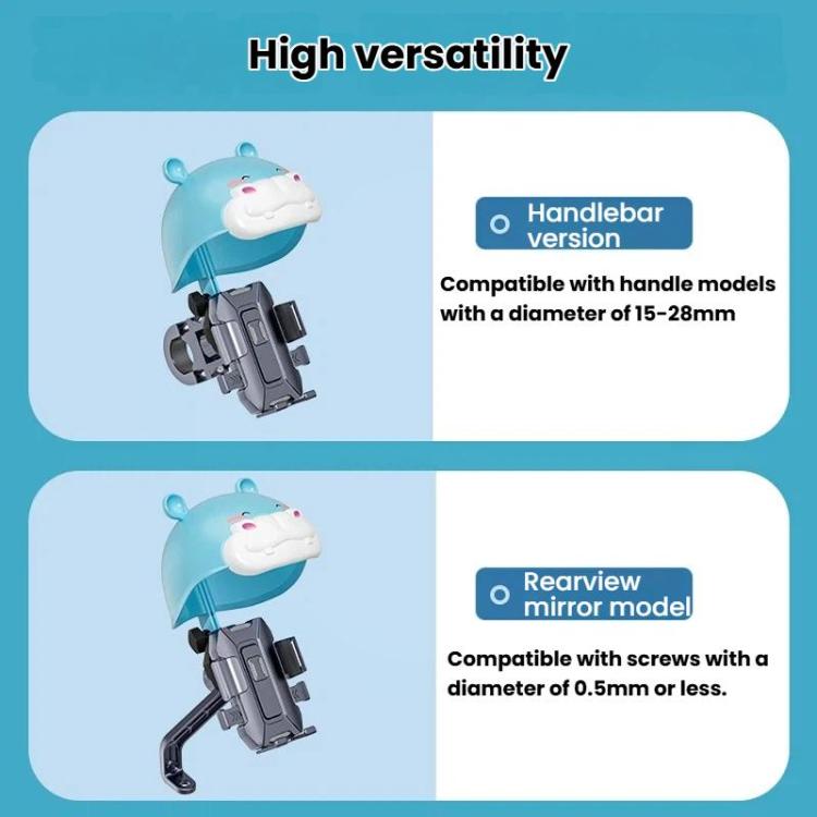 Outdoor Waterproof Motorcycle Phone Mount With Helmet Universal Phone Navigation Bracket, Spec: Handlebar Black